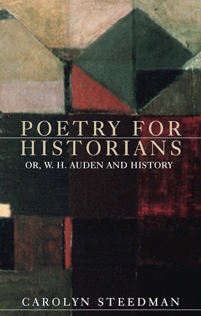 Book cover image for Poetry for historians ISBN: 9781526125231