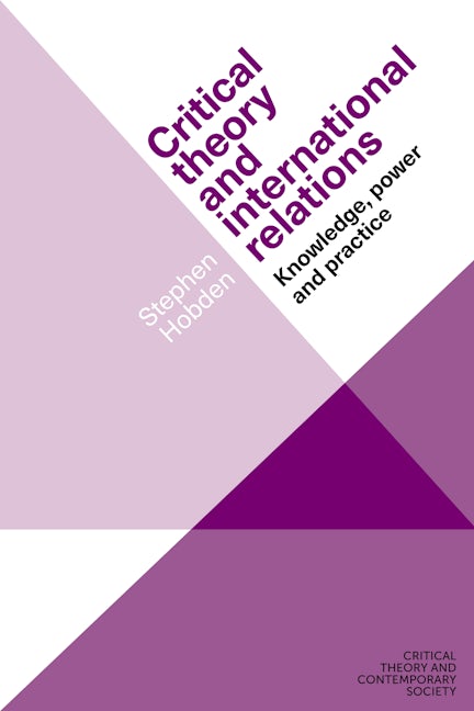 Book cover image for Critical theory and international relations ISBN: 9781526131959