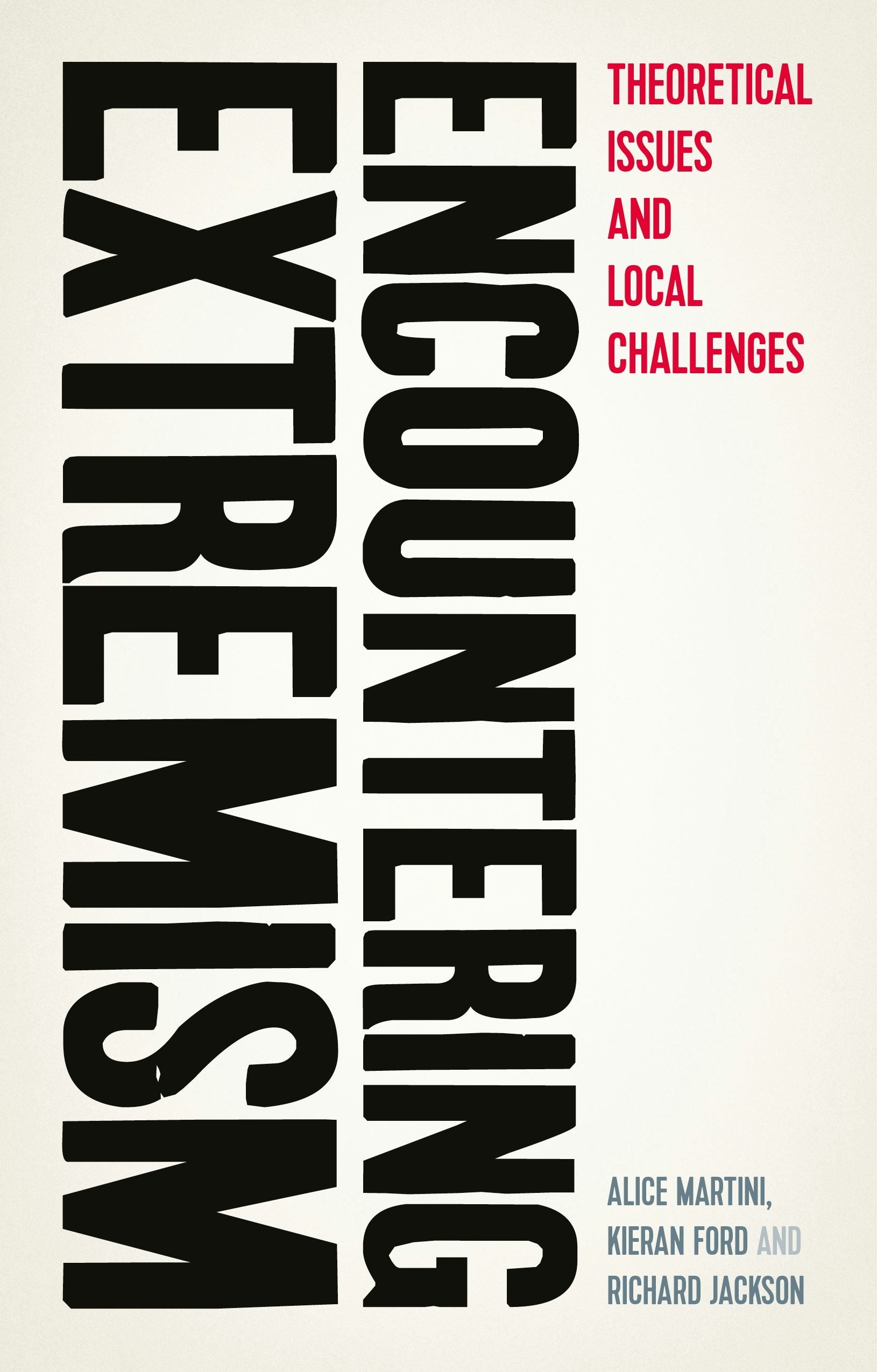 Cover image for Encountering extremism ISBN 9781526195654