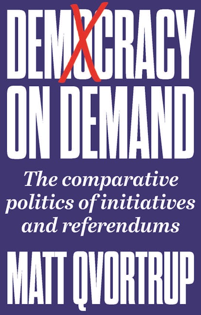 Book cover image for Democracy on demand ISBN: 9781526164216