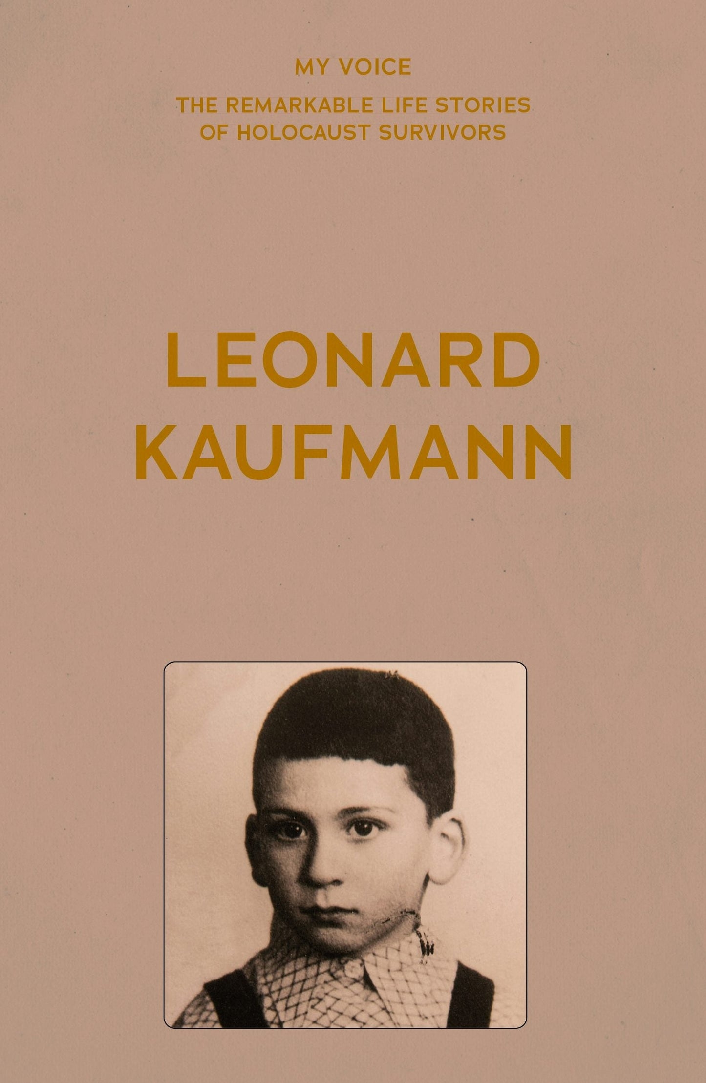 Book cover image for My Voice: Leonard Kaufmann ISBN: 9781526186614