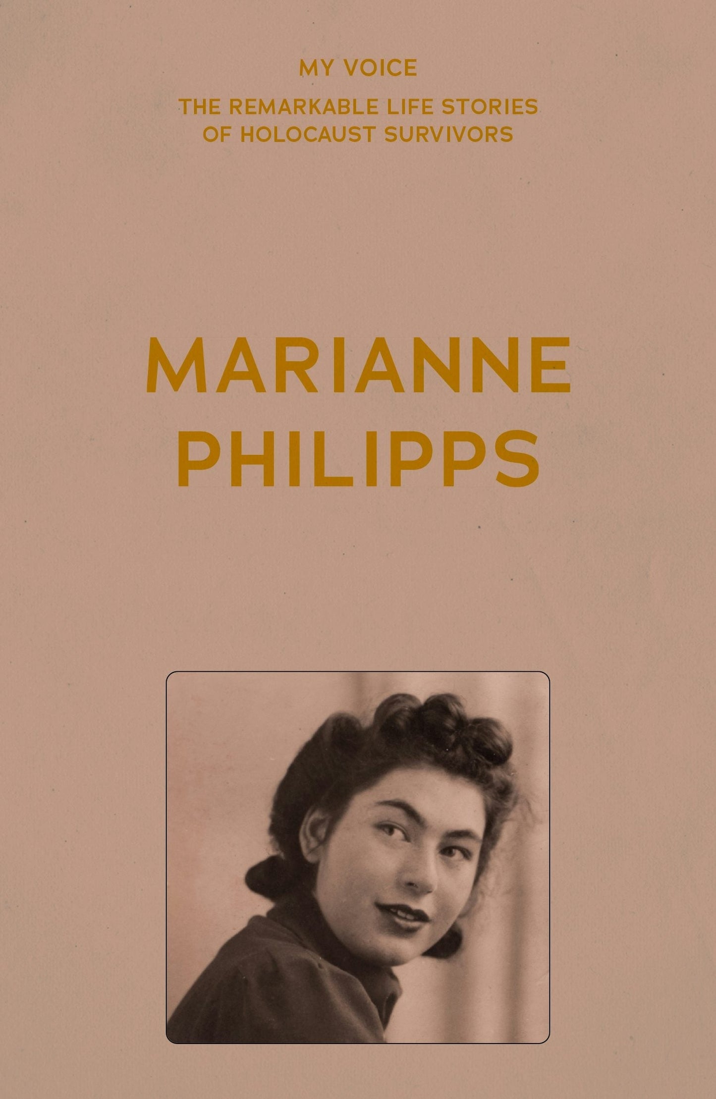 Book cover image for My Voice: Marianne Philipps ISBN: 9781526186645