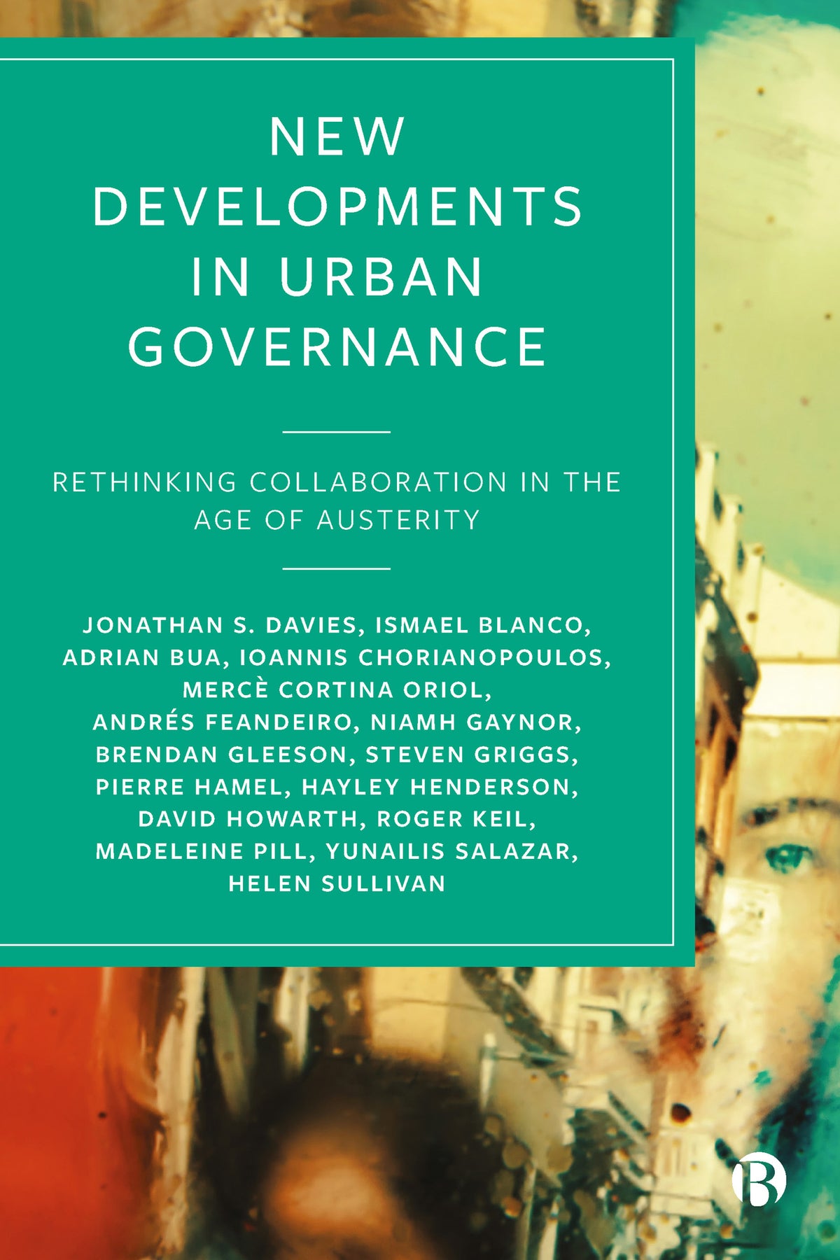 Cover image for New Developments in Urban Governance ISBN 9781529205879