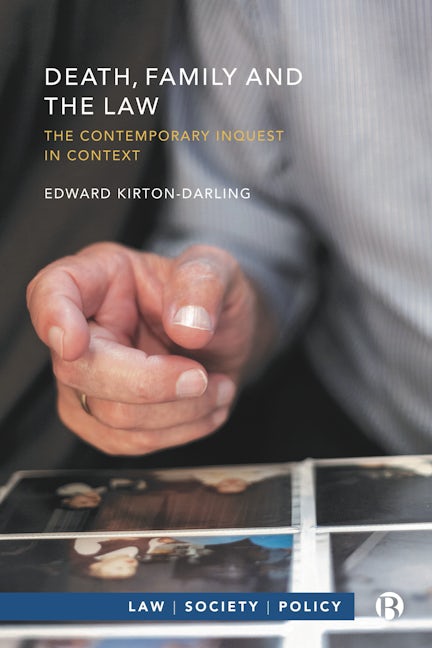 Book cover image for Death, Family and the Law ISBN: 9781529212457