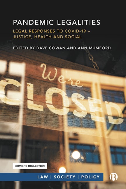 Book cover image for Pandemic Legalities ISBN: 9781529218923