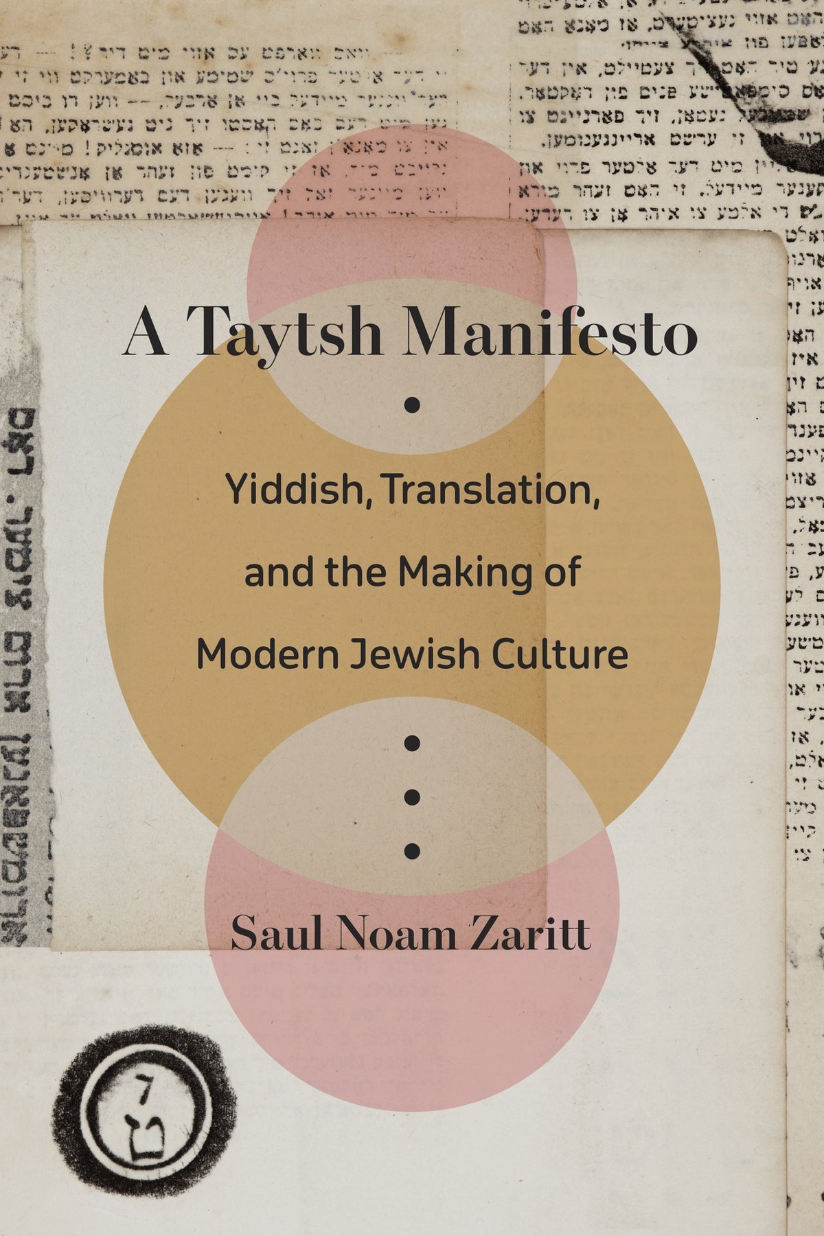 Cover image for A Taytsh Manifesto ISBN 9781531509170