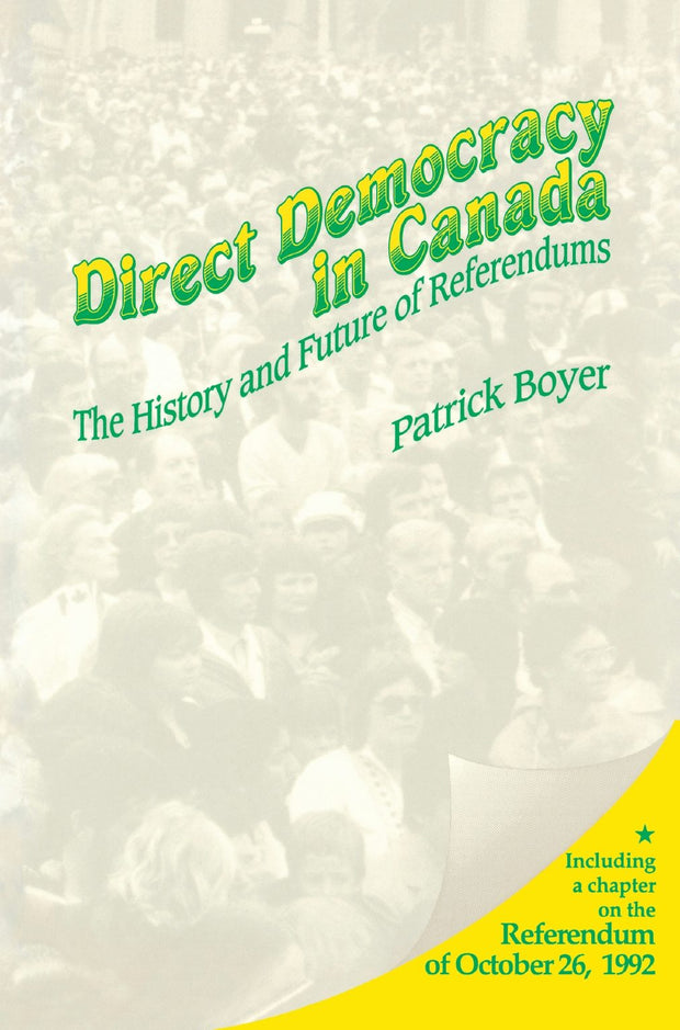 Cover image for Direct Democracy in Canada, isbn: 9781550021837
