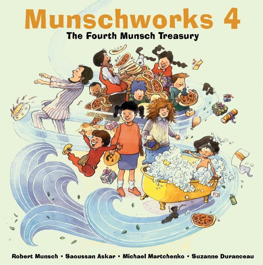 Book cover image for Munschworks 4: The Fourth Munsch Treasury ISBN: 9781550377668