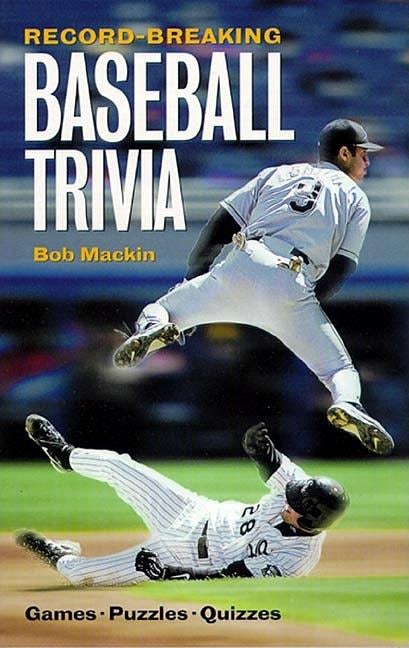 Book cover image for Record-Breaking Baseball Trivia ISBN: 9781550547573