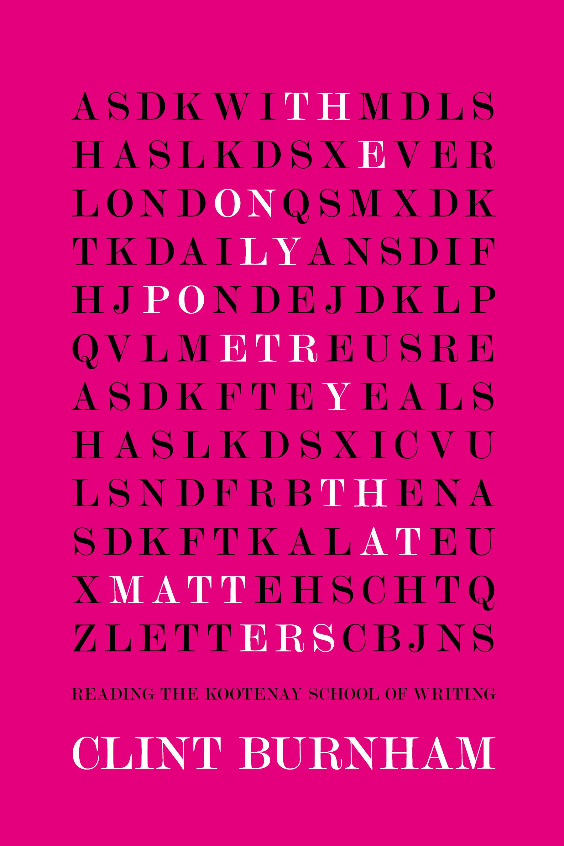 Book cover image for The Only Poetry That Matters ISBN: 9781551524290