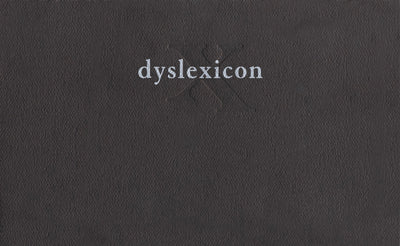 Cover image for dyslexicon, isbn: 9781552450277
