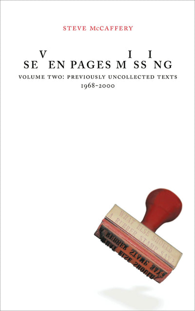 Cover image for Seven Pages Missing Volume 2, isbn: 9781552450512