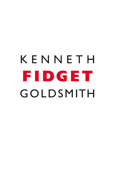 Cover image for Fidget, isbn: 9781552450765