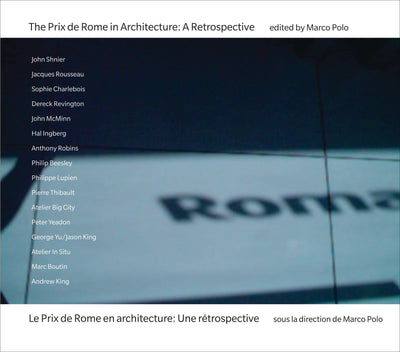 Cover image for The Prix de Rome in Architecture, isbn: 9781552451793
