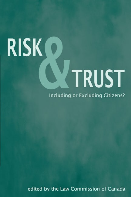 Book cover image for Risk & Trust ISBN: 9781552662229