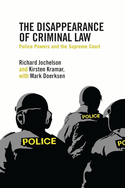 Book cover image for The Disappearance of Criminal Law ISBN: 9781552666845