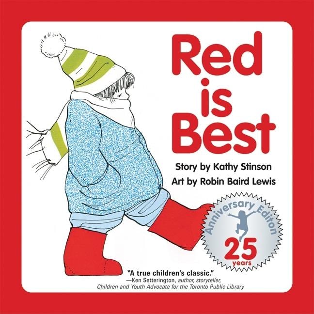 Book cover image for Red is Best ISBN: 9781554510528