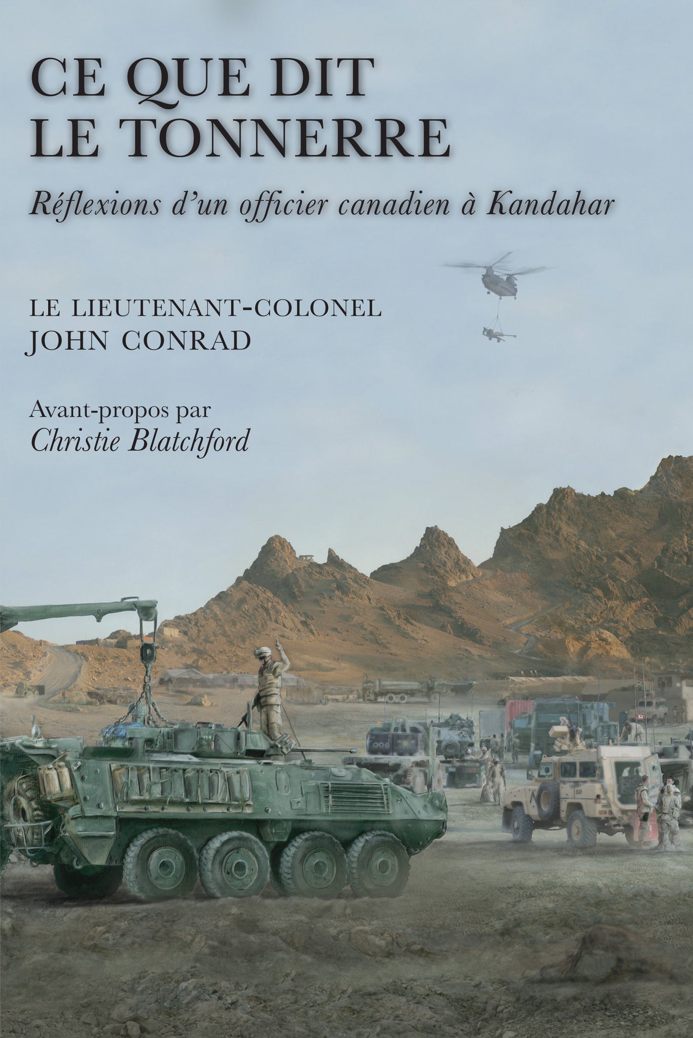 Cover image for Ce que dit le tonnerre ISBN 9781554884193
