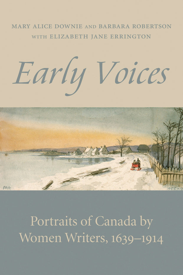 Cover image for Early Voices, isbn: 9781554887699