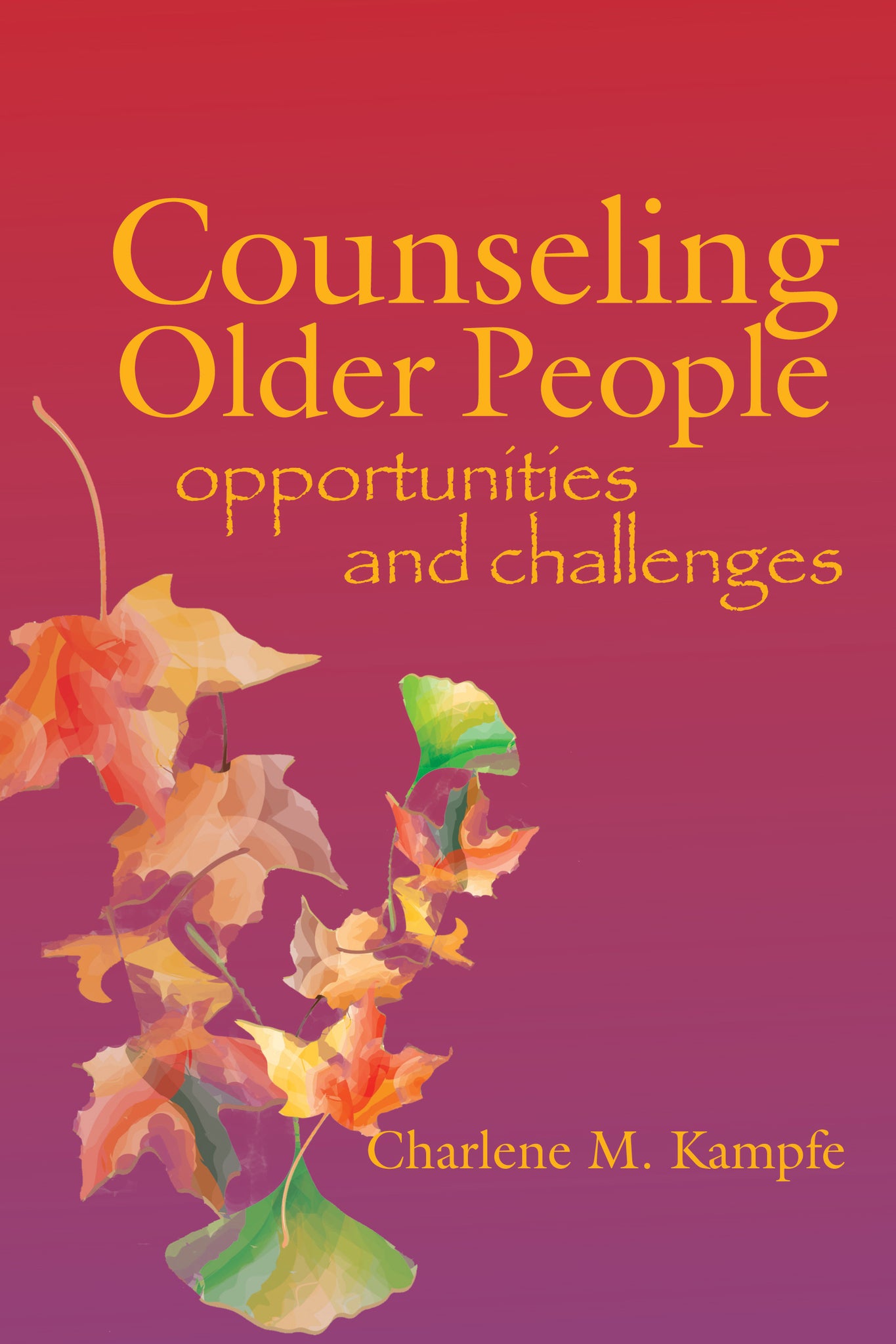 Cover image for Counseling Older People ISBN 9781556203237