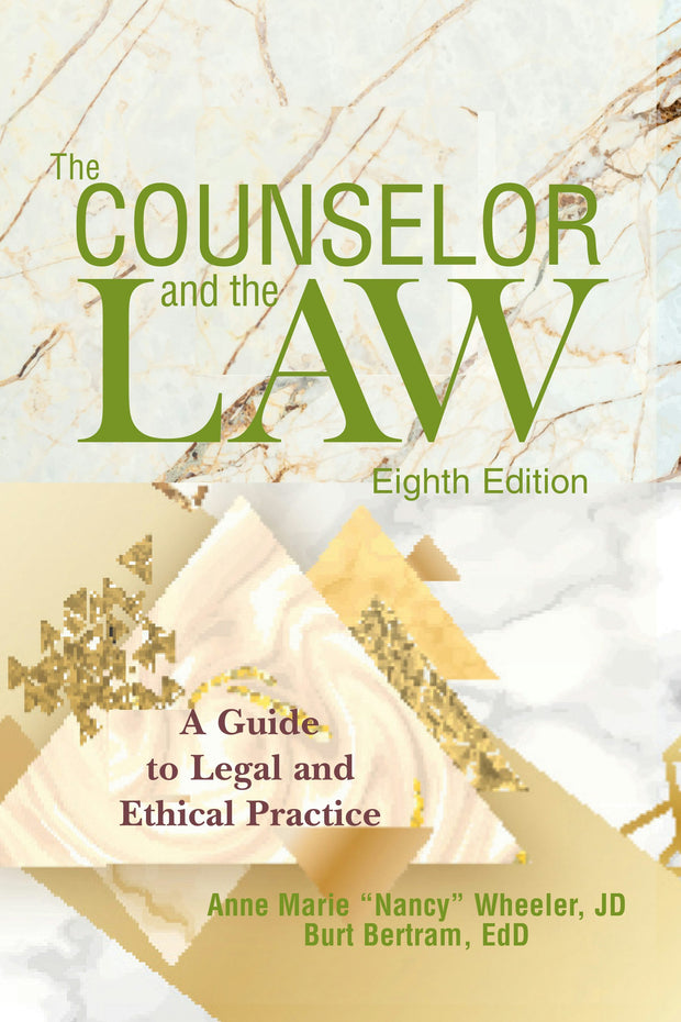Cover image for The Counselor and the Law, isbn: 9781556203824