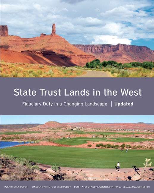 Book cover image for State Trust Lands in the West ISBN: 9781558441613