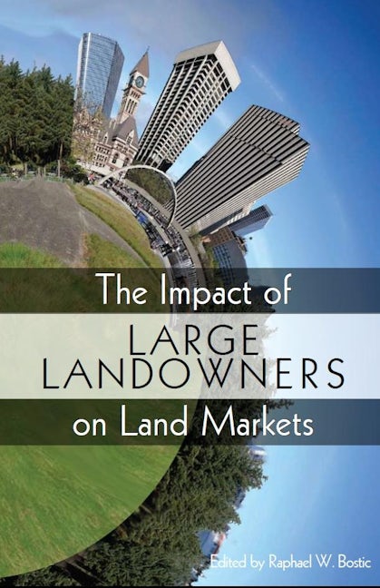 Book cover image for The Impact of Large Landowners on Land Markets ISBN: 9781558441897