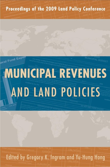 Book cover image for Municipal Revenues and Land Policies ISBN: 9781558442085