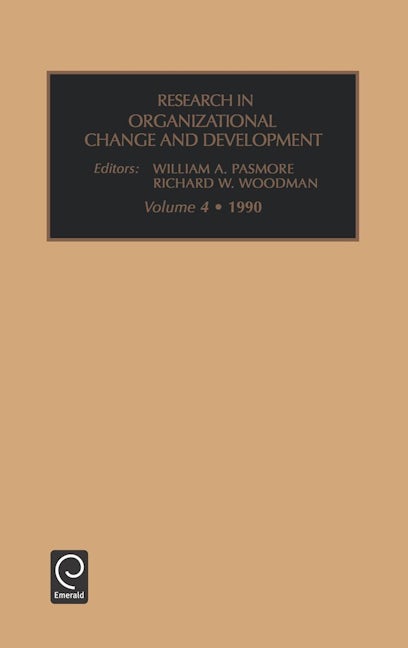 Book cover image for Research in Organizational Change and Development ISBN: 9781559380768