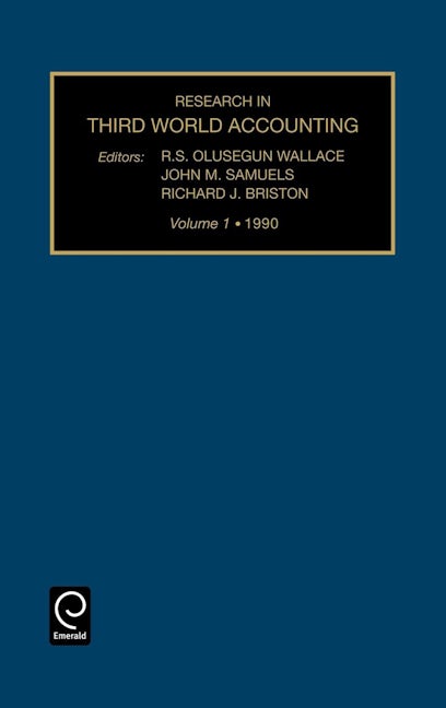 Book cover image for Research in Third World Accounting ISBN: 9781559381345