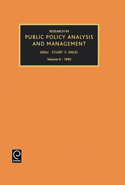 Book cover image for Research in Public Policy Analysis and Management ISBN: 9781559383899