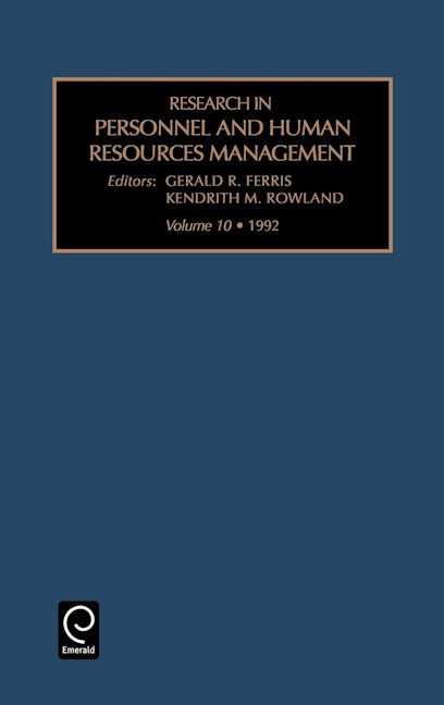 Book cover image for Research in Personnel and Human Resources Management ISBN: 9781559384278