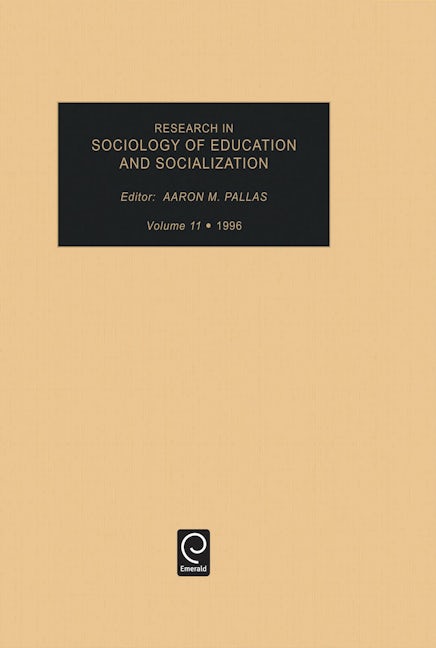 Book cover image for Research in Sociology of Education and Socialization ISBN: 9781559385732