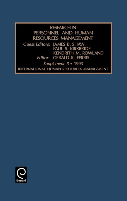 Book cover image for International Human Resources Management ISBN: 9781559387200