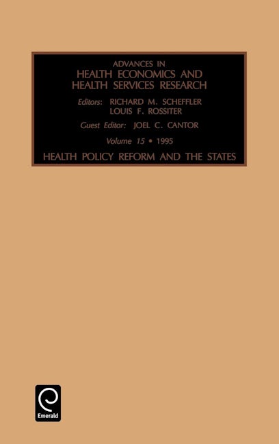 Book cover image for Health Policy Reform and the States ISBN: 9781559388733