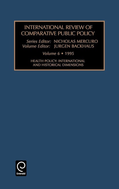 Book cover image for Health Policy ISBN: 9781559388788