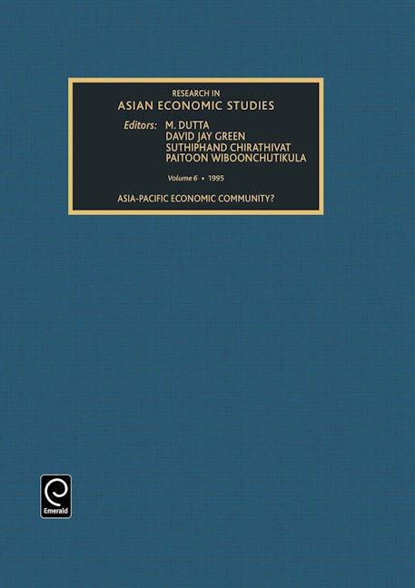 Book cover image for Research in Asian Economic Studies ISBN: 9781559389181