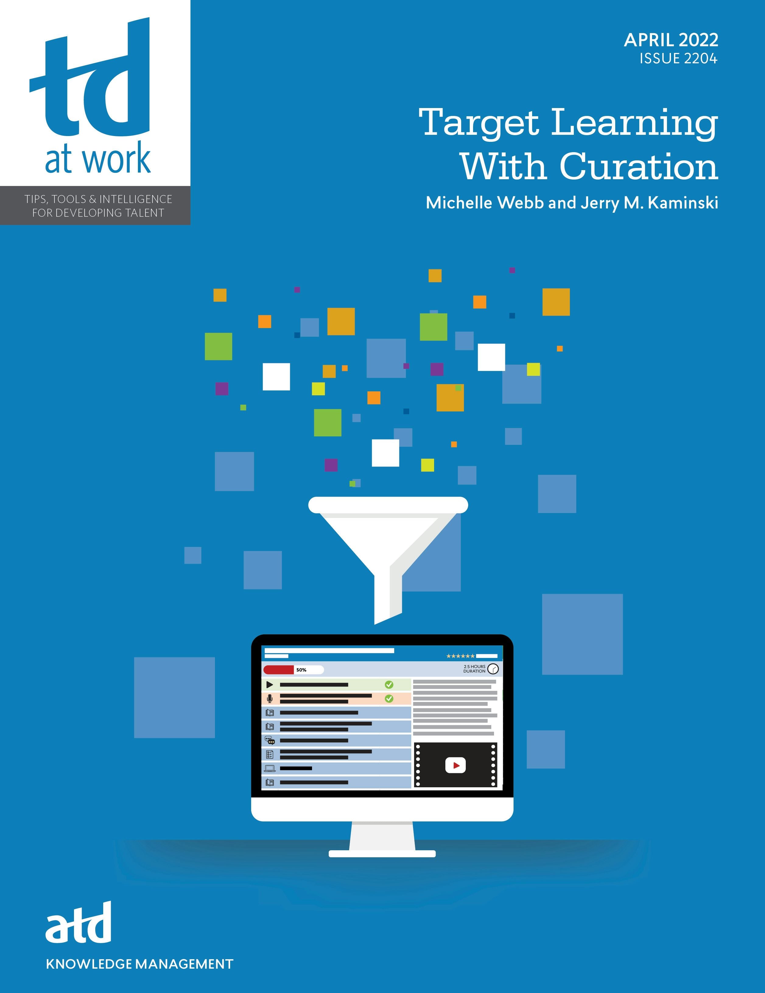 Cover image for Target Learning With Curation, isbn: 9781562860004