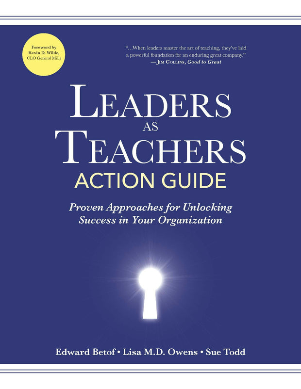 Cover image for Leaders as Teachers Action Guide, isbn: 9781562869199