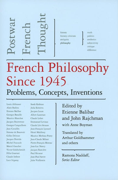 Cover image for French Philosophy Since 1945, isbn: 9781565848825