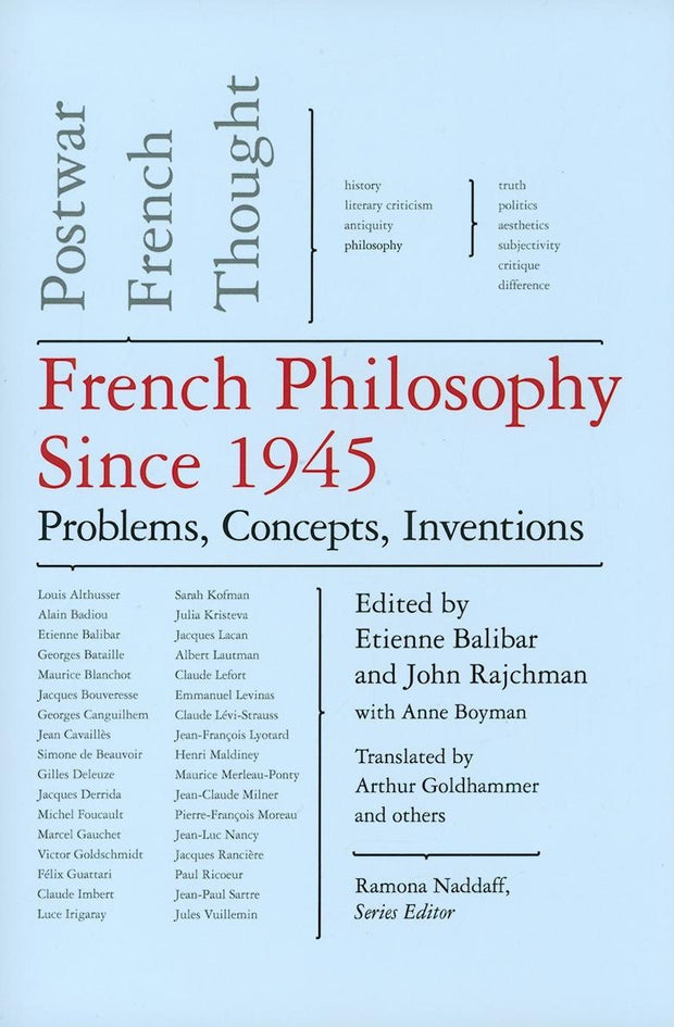 Cover image for French Philosophy Since 1945, isbn: 9781565848825