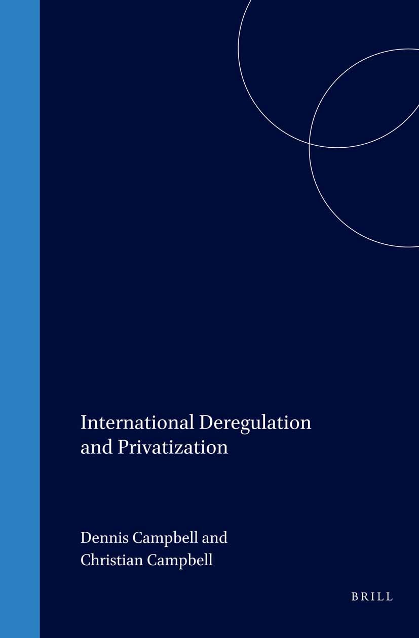 Book cover image for International Deregulation and Privatization ISBN: 9781571051080