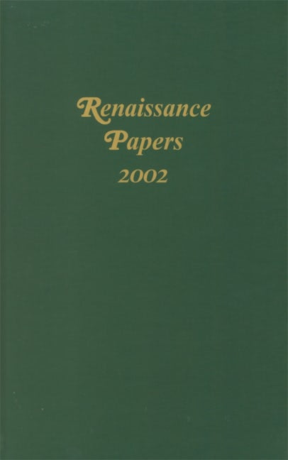Book cover image for Renaissance Papers 2002 ISBN: 9781571130518