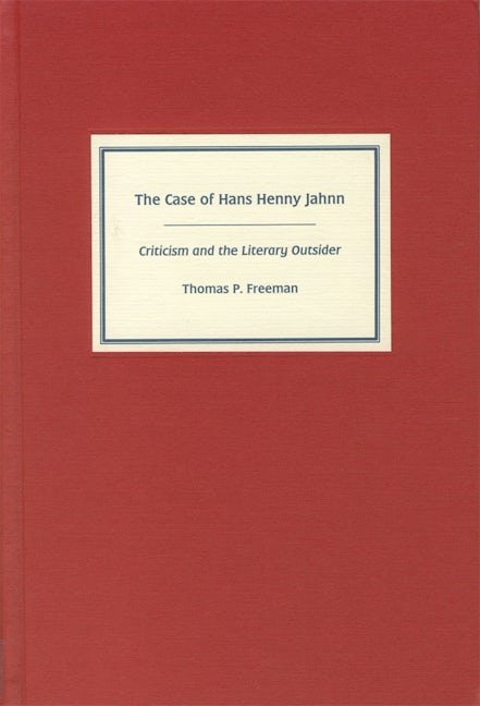 Book cover image for The Case of Hans Henny Jahnn ISBN: 9781571132062