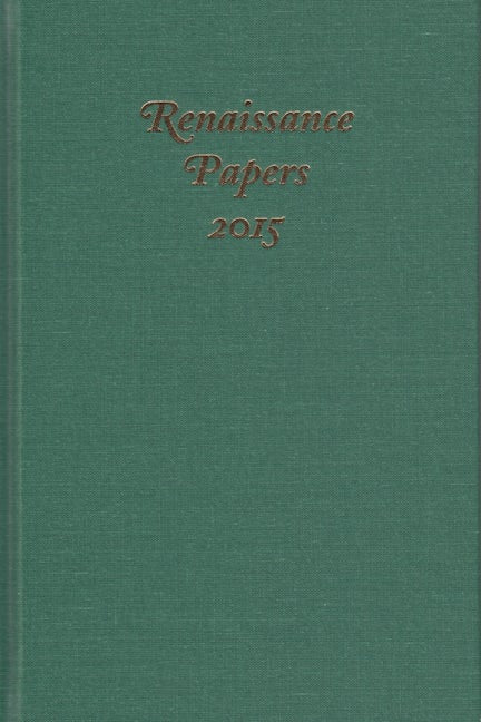Book cover image for Renaissance Papers 2015 ISBN: 9781571139641