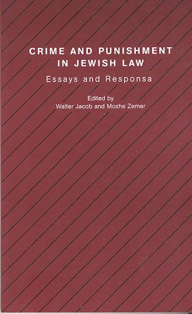 Book cover image for Crime and Punishment in Jewish Law ISBN: 9781571811974