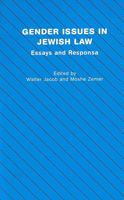 Book cover image for Gender Issues in Jewish Law ISBN: 9781571812391