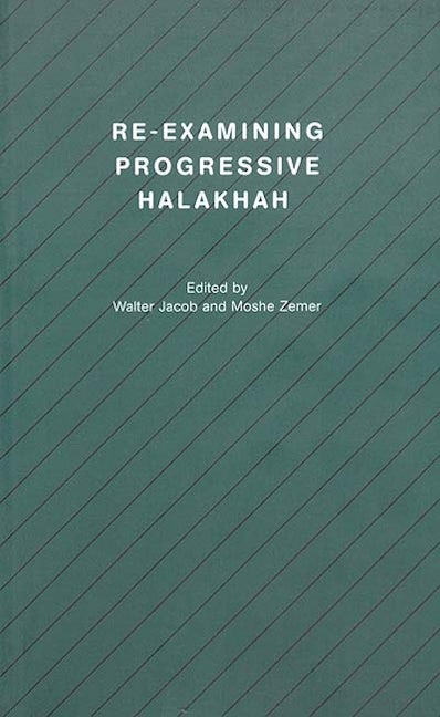Book cover image for Re-examining Progressive Halakhah ISBN: 9781571814043