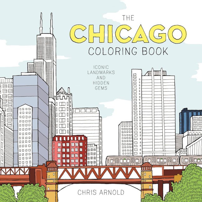Book cover image for The Chicago Coloring Book ISBN: 9781572842151