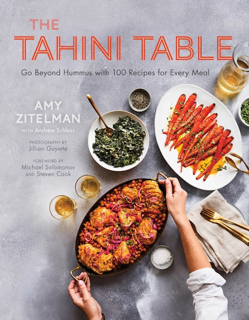 Book cover image for The Tahini Table ISBN: 9781572842892